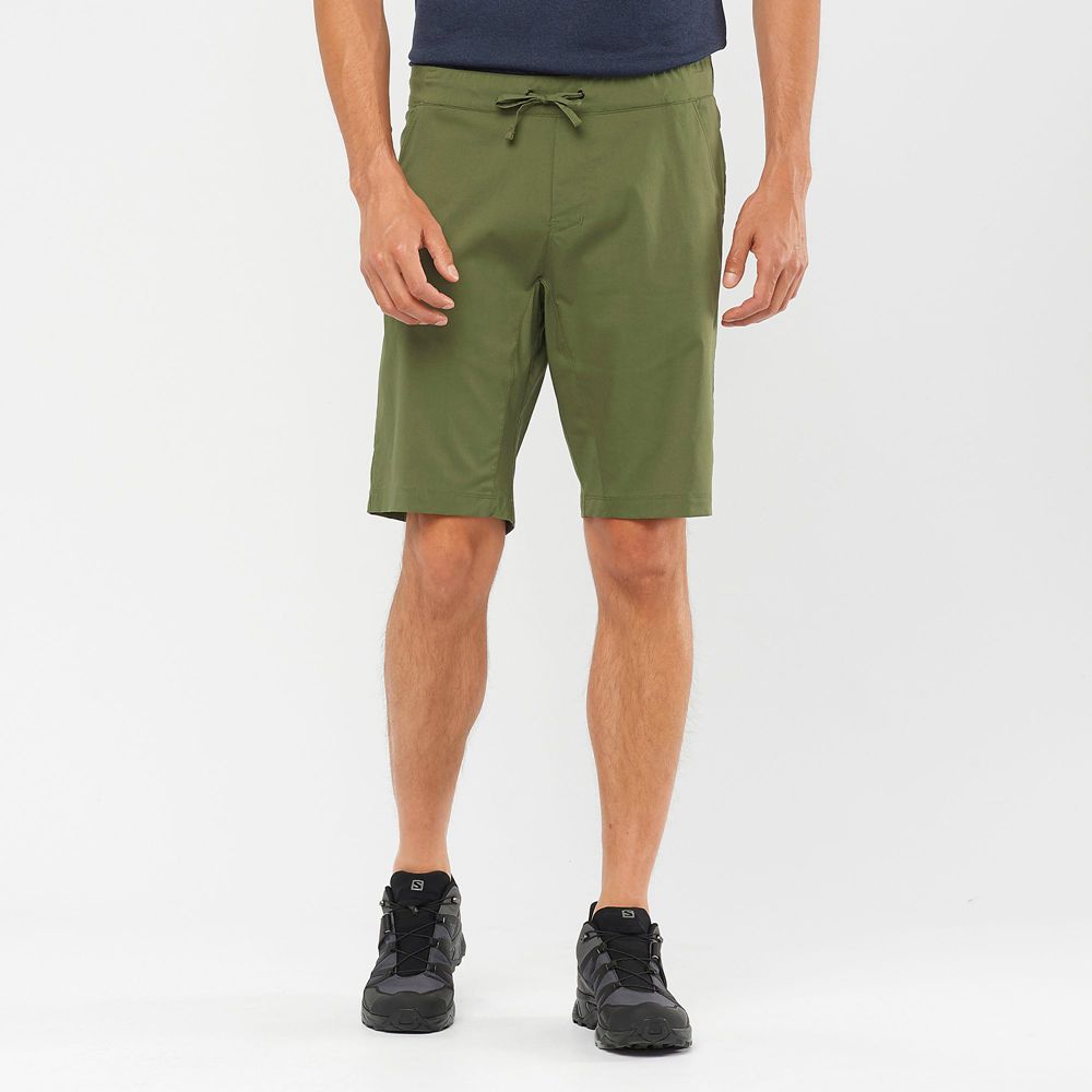 Salomon Israel EXPLORE M - Mens Shorts - Olive (OGNT-16438)